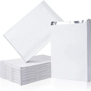 Custom Eco-friendly Foil Lined White Paper Bags