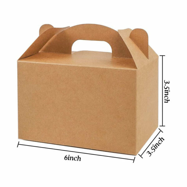 Customized Biodegradable Brown Craft Cake Box