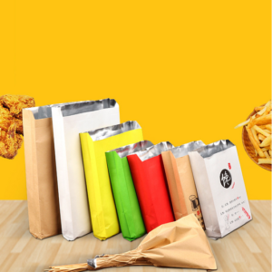 Factory Custom Eco-friendly NaanFoil Lined Paper Bags
