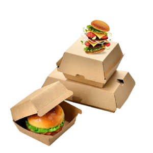 Factory Custom Eco-friendly Paper Burger Box