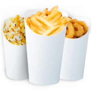 Factory Custom Sustainable Popcorn And French Fries Paper Cups