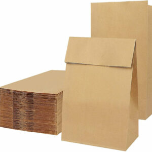 Recyclable Twisted SOS paper bags Factory Custom