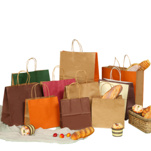 Wholesale Biodegradable High-quality Food Take Away Paper Bags
