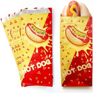 Wholesale Eco-friendly Foil Sandwich and Hot Dog Bags