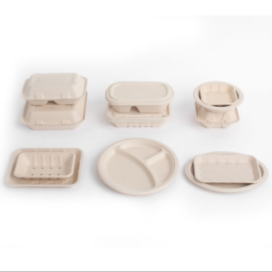 Factory Custom Compostable Bagasse Round Bowls & Plates