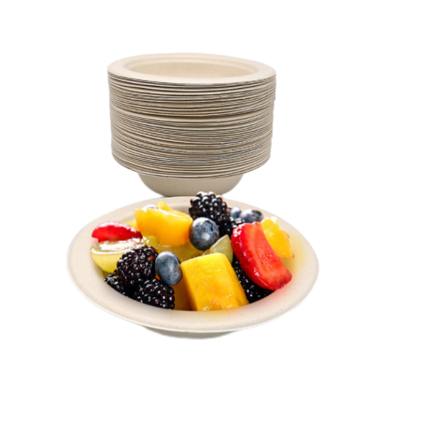 Factory Custom Eco-friendly Bagasse Round Bowls