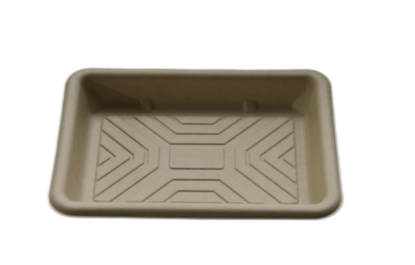 Factory custom biodegradable bagasse catering trays